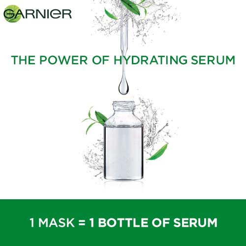 1 Garnier Sheet Mask = 1 Bottle of Serum